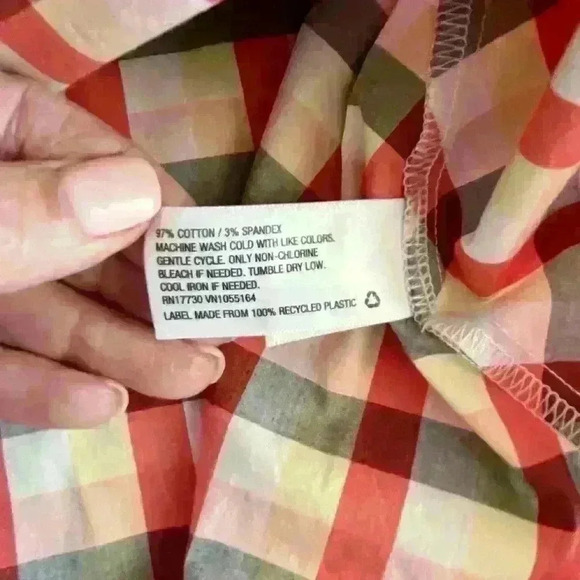 A NEW DAY - Plaid Sundress. Size 6. Vneck front and back. - Picture 8 of 8